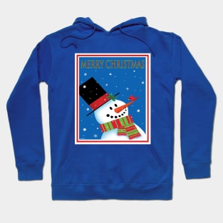 Snowman and Cardinal Hoodie